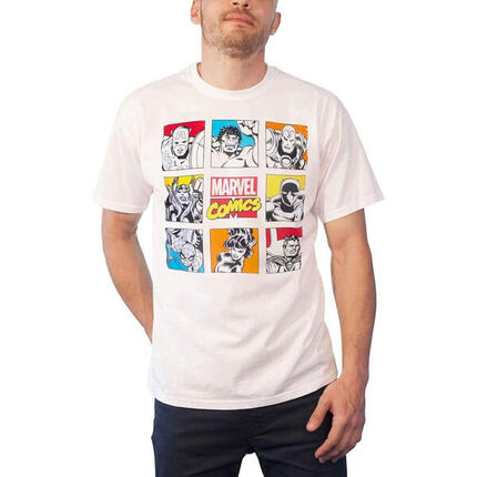Camiseta Hombre Marvel Comics Retro Character