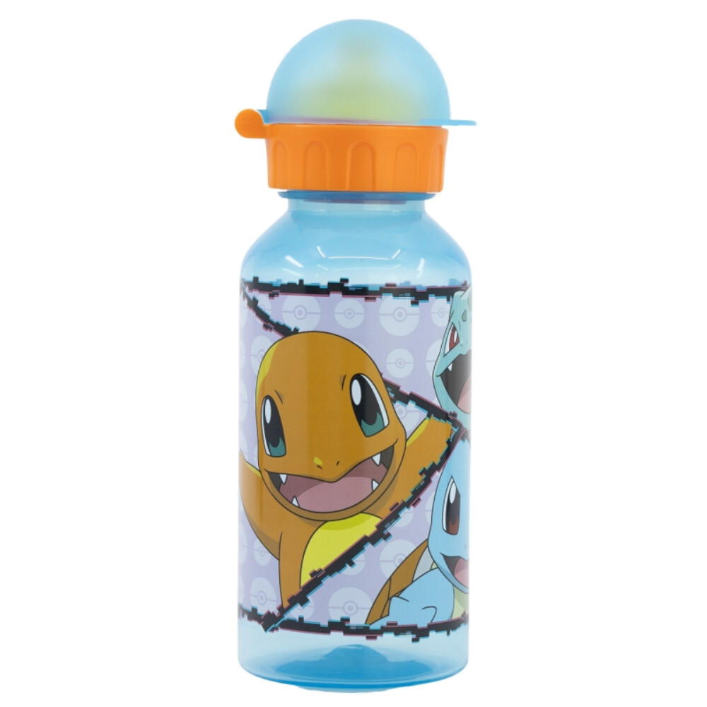 Bidón - Deportes - Unisex - 370 mL plástico - Distortion - Azul 2/3
