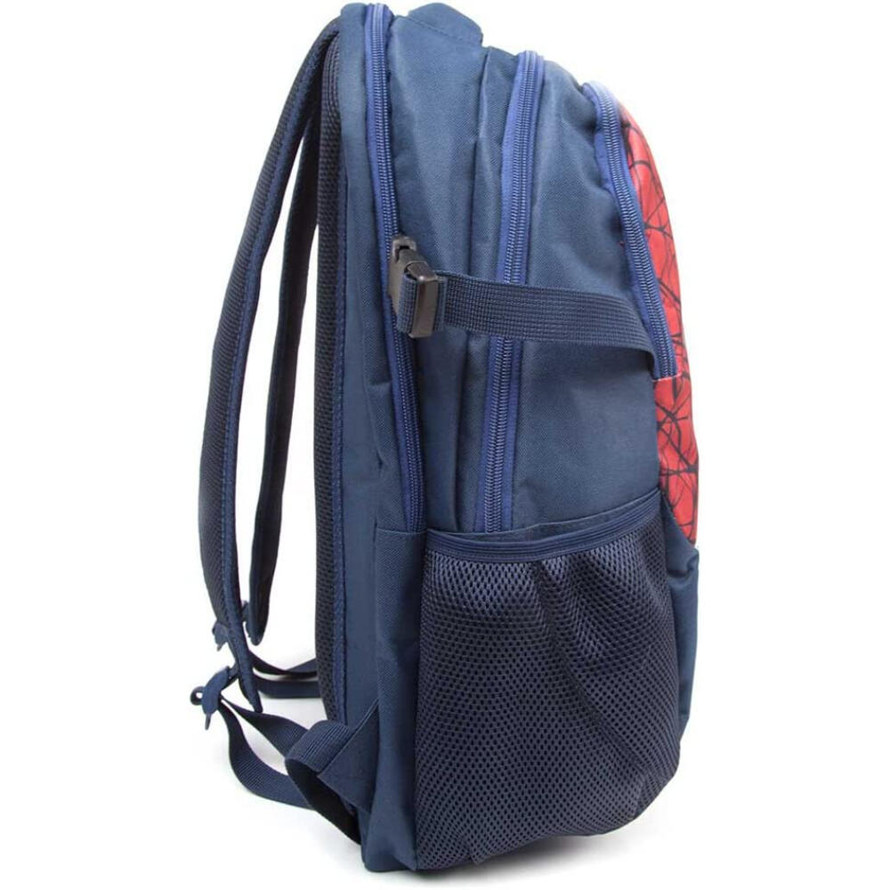 Mochila Doble Spiderman Azul y Roja 3/3
