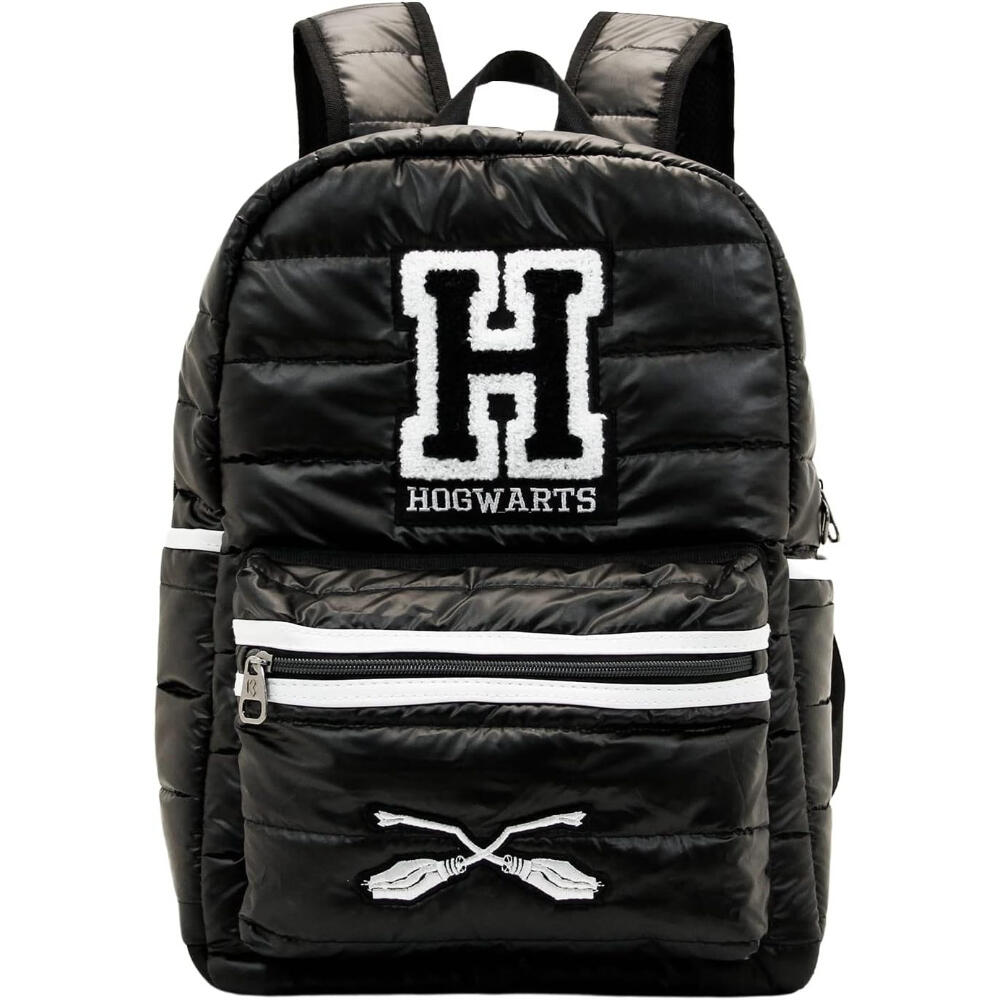 Mochila - Sportswear - Unisex - Acolchada, Bordado Harry Potter - Negro 2/3