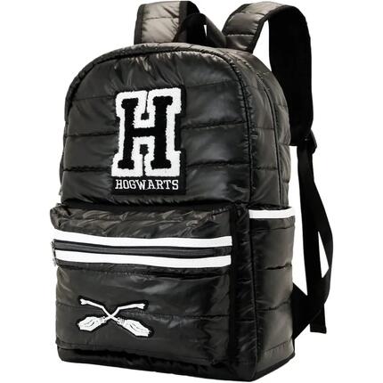 Mochila - Sportswear - Unisex - Acolchada, Bordado Harry Potter - Negro