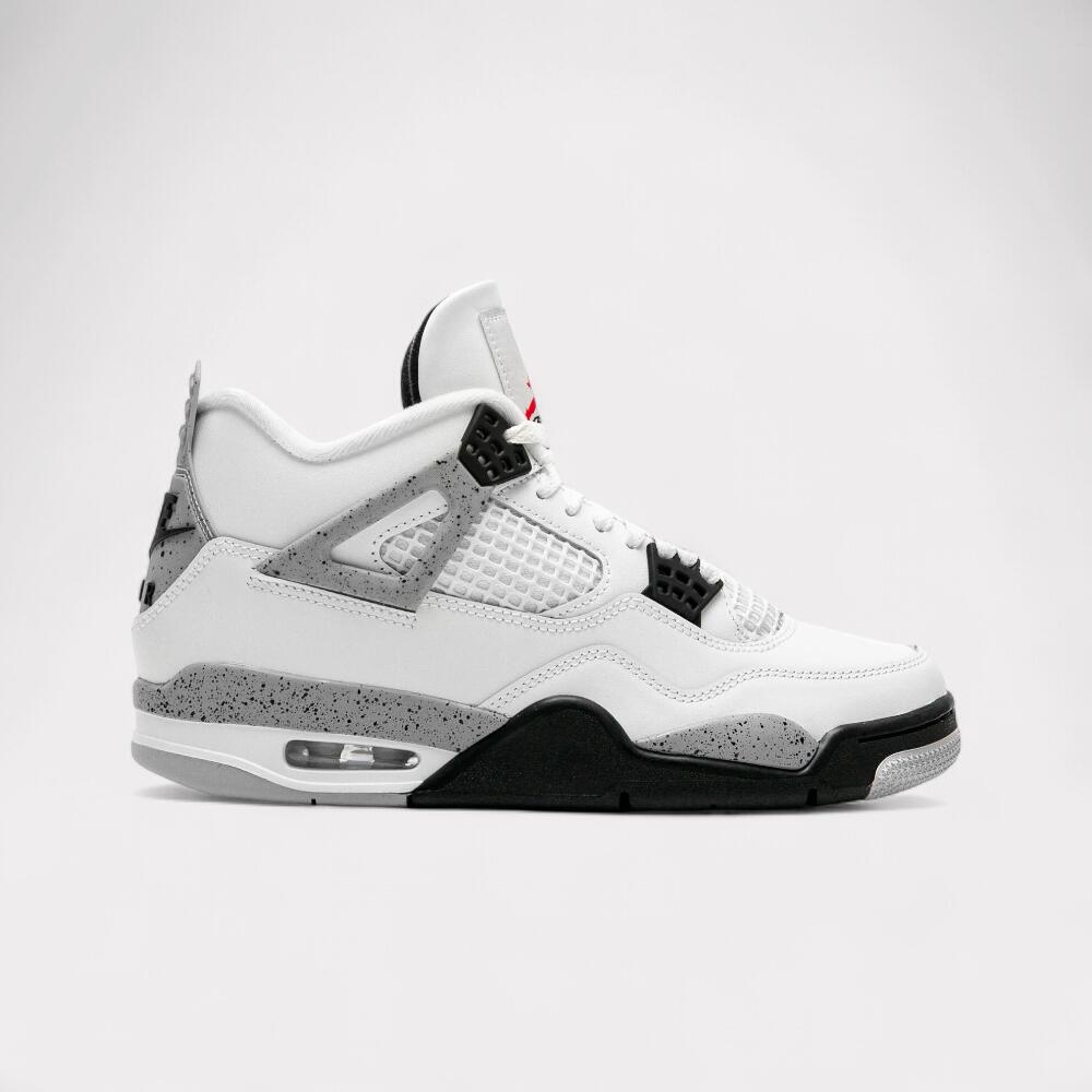Jordan - Air Jordan 4 Retro White Cement (2025) - Chaussures De Sport - Noir - Decathlon