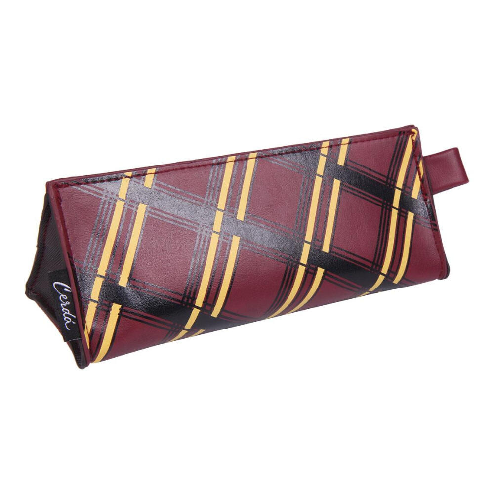 Estuche Portatodo Triangular Harry Potter Burdeos A Cuadros 2/3