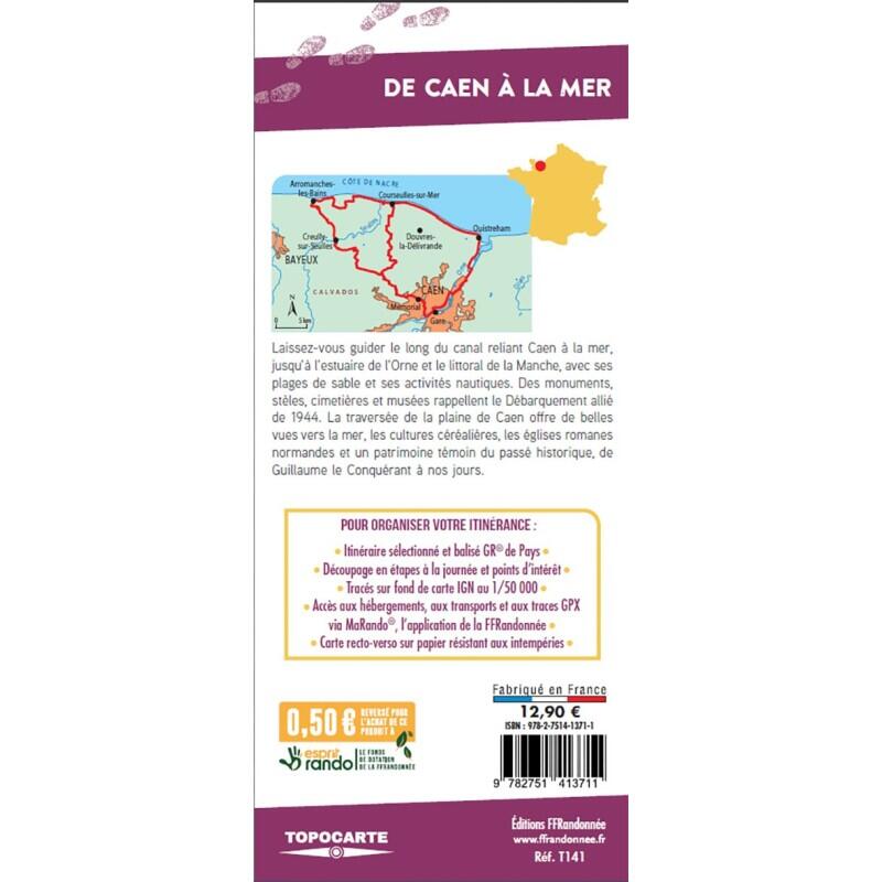 GR DE CAEN A LA MER T141 TOPOCARTE 2/3