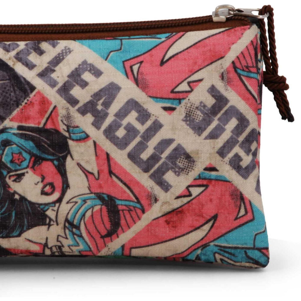 Estuche Portatodo Triple La Liga De La Justicia 3/3