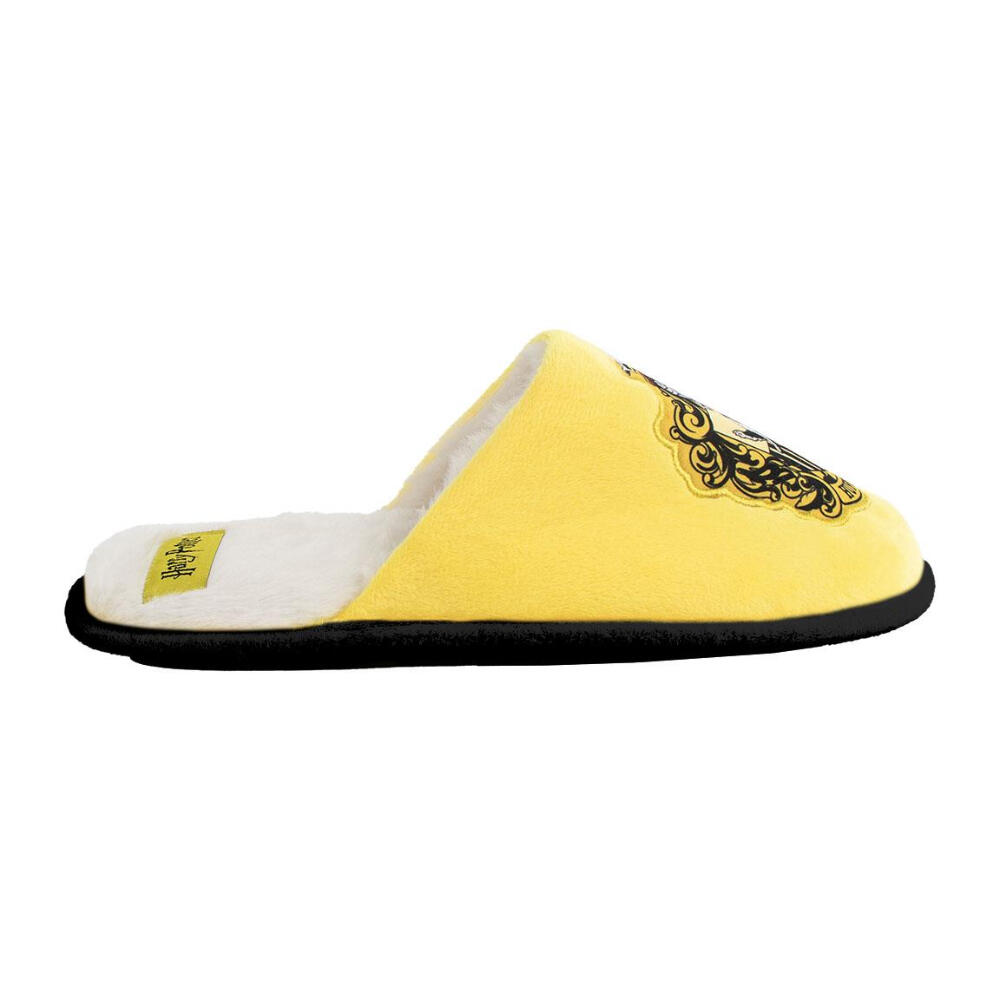 Zapatillas de Casa Harry Potter Hufflepuff Terciopelo Amarillo Hombre 2/3
