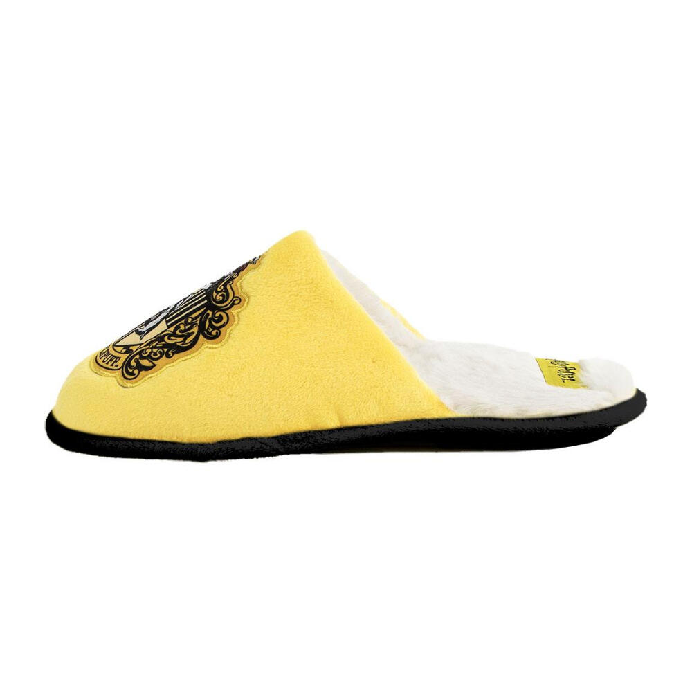 Zapatillas de Casa Harry Potter Hufflepuff Terciopelo Amarillo Hombre 3/3