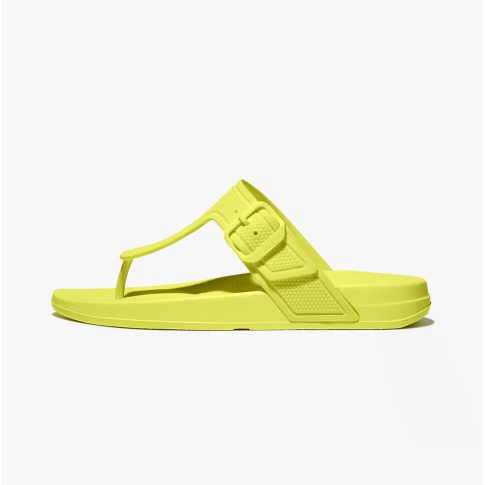 FIT FLOP Iqushion Adjustable Womens Poolside Buckle Flip-flops