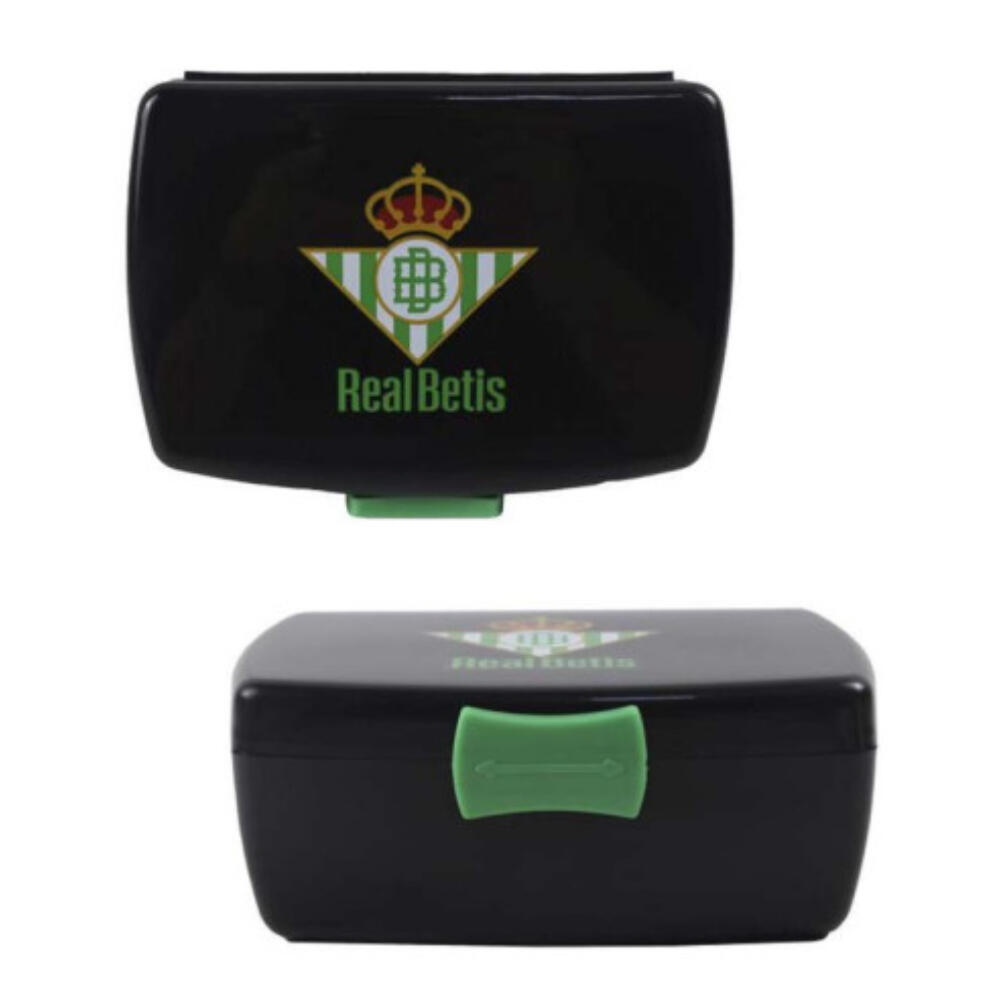 Sandwichera - Deportivo - Hermética, estampada - Real Betis - Negro 2/3