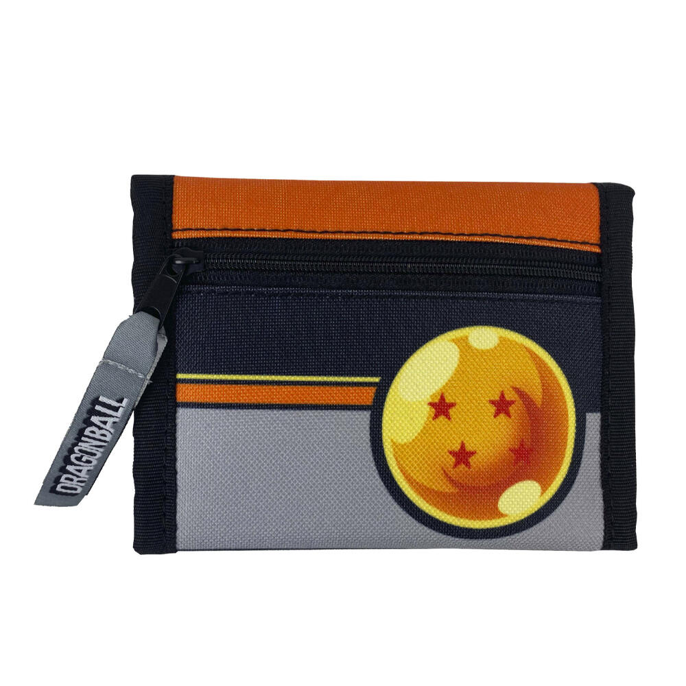 Cartera - Unisex - Velcro, Estampado Dragon Ball Goku - Naranja 2/3