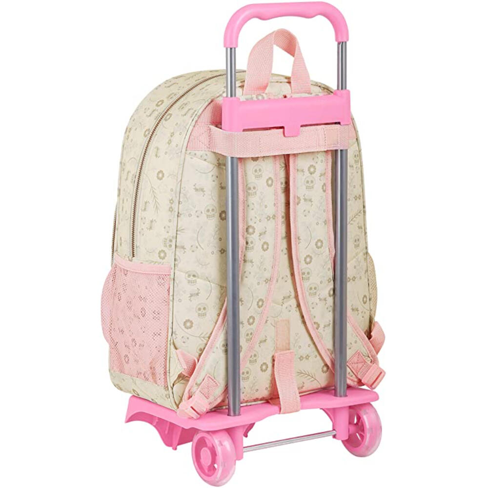 Mochila trolley - Unisex - Con ruedas y acolchada - Mariko - Beige 2/3