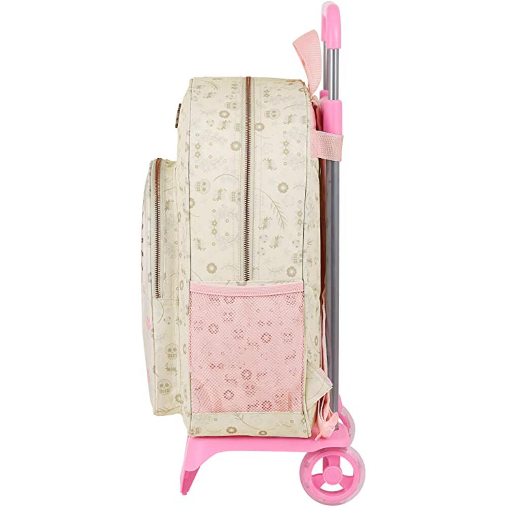 Mochila trolley - Unisex - Con ruedas y acolchada - Mariko - Beige 3/3