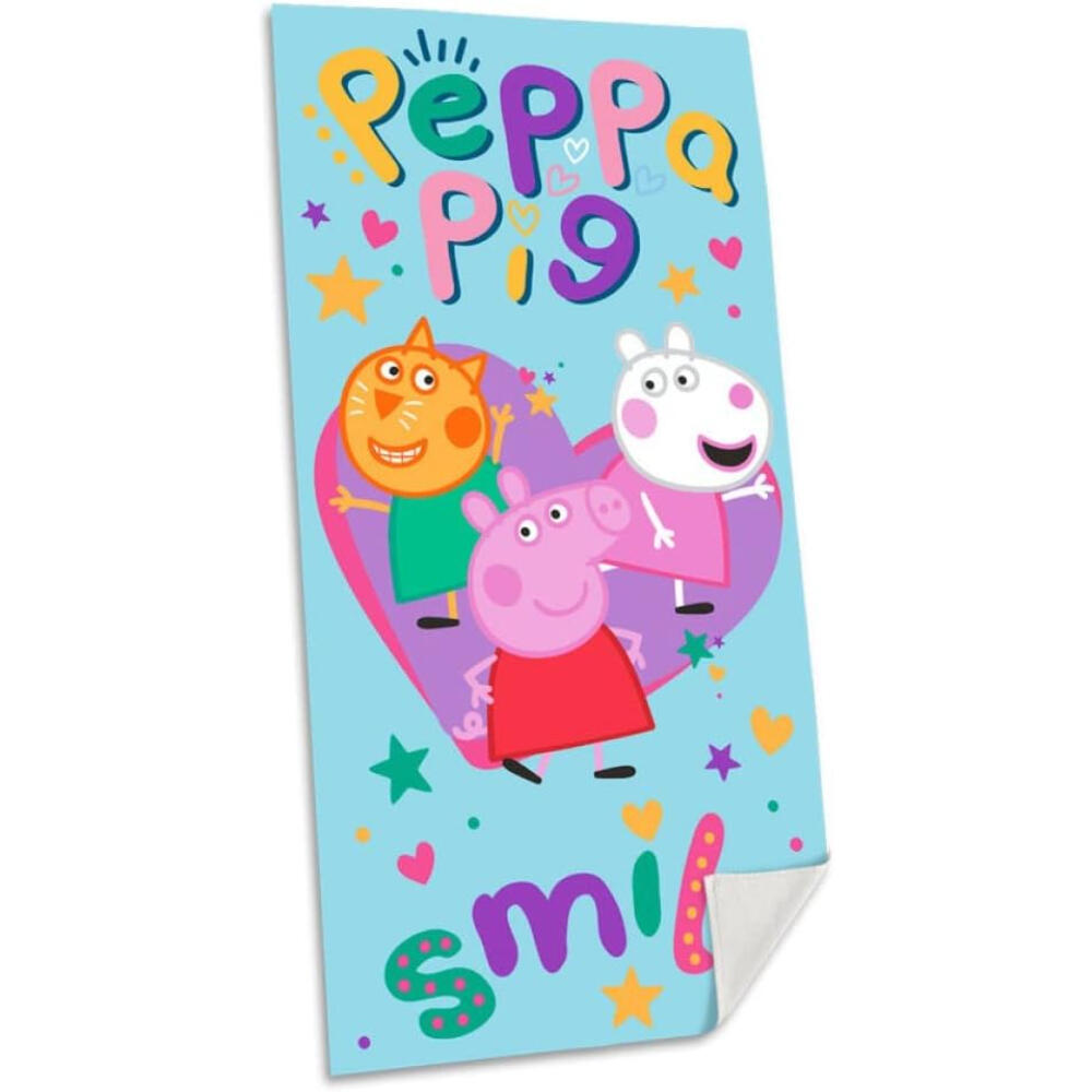 Toalla de Algodón Peppa Pig Smile 140x70 3/3