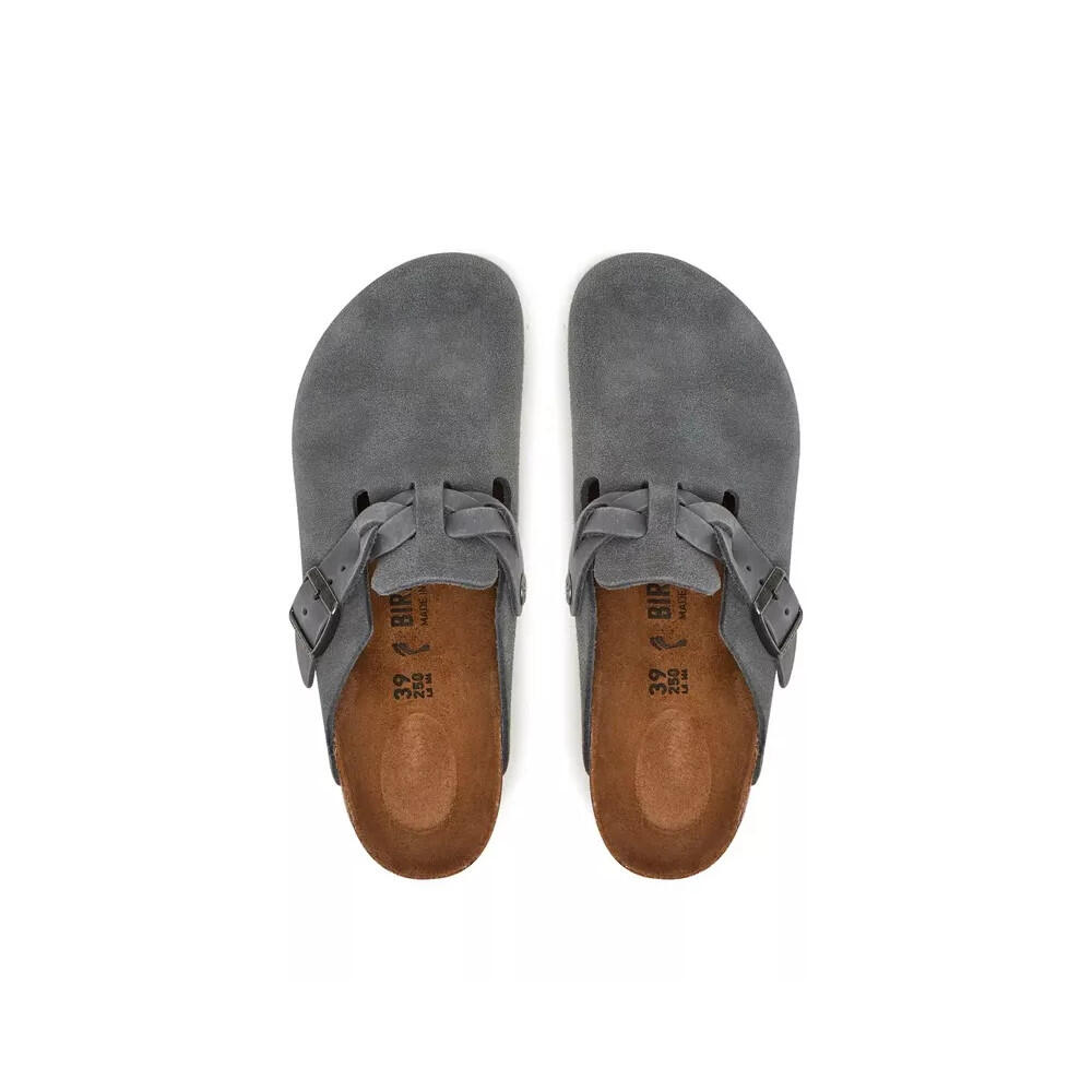 Ciabatta Donna BOSTON BRAIDED Grigio 5/6