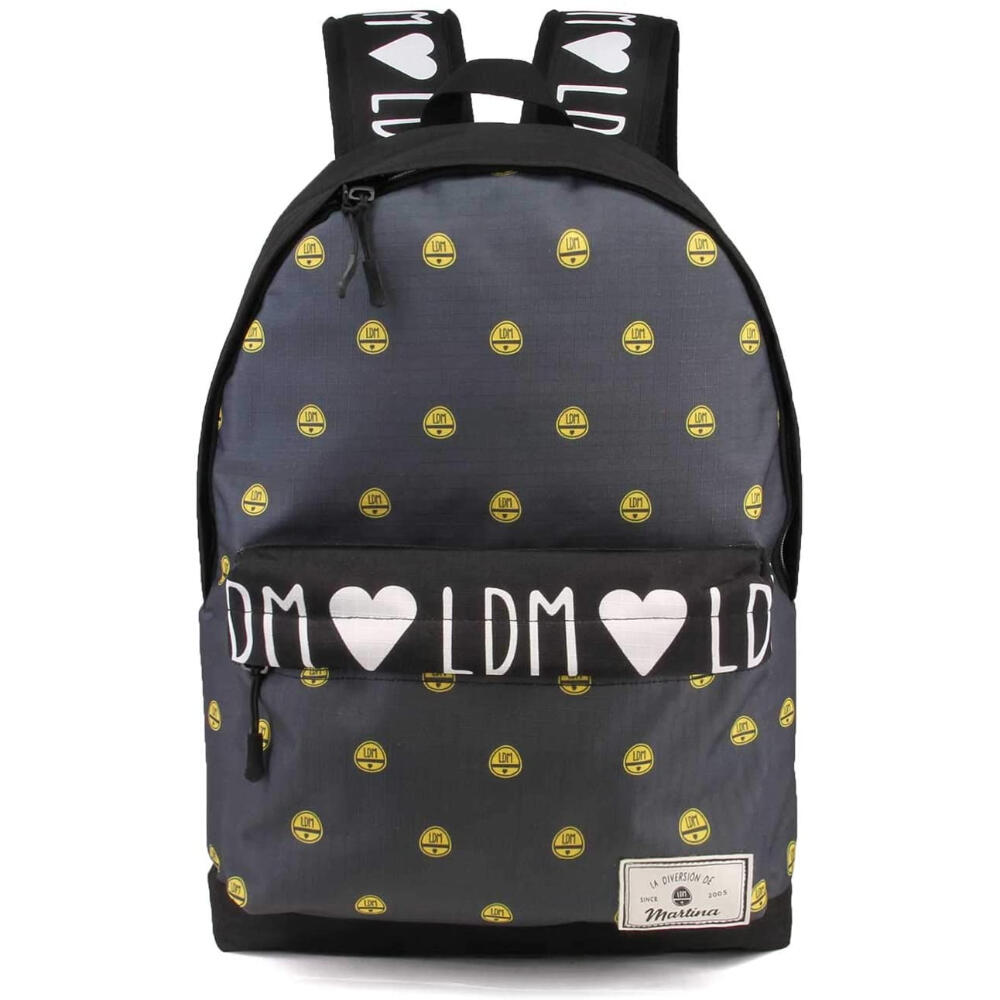 Mochila - Deportivo - Unisex - Estampada con USB - Gris 2/3