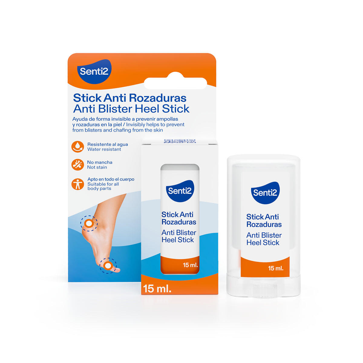 SENZA MARCA Senti2 Crema Stick Antirozaduras 15 ml