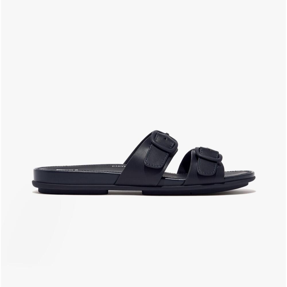 FIT FLOP Gracie Womens Poolside Buckle Sliders