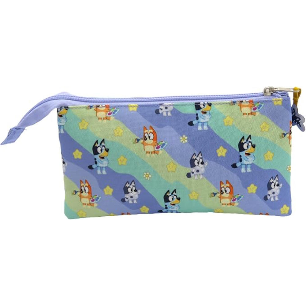 Estuche Portatodo Triple Bluey Light Waves 2/3