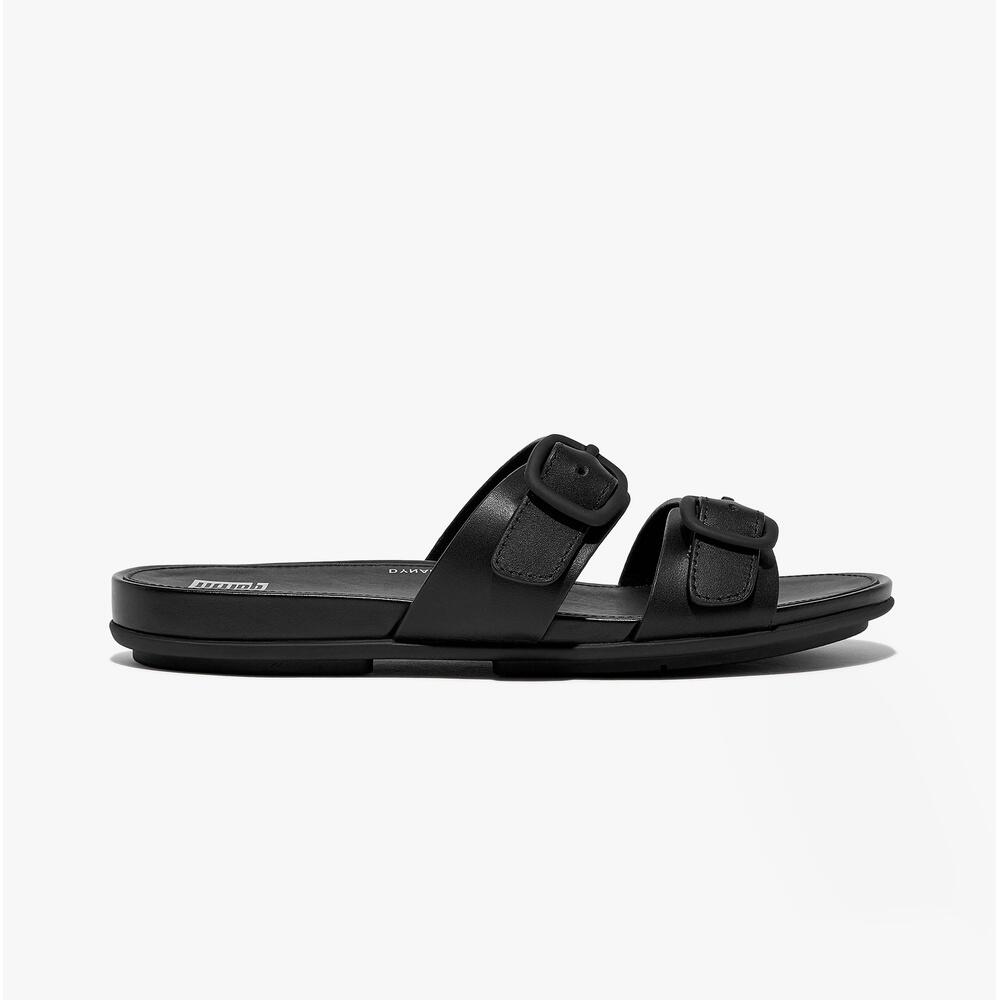 FIT FLOP Gracie Womens Poolside Buckle Sliders