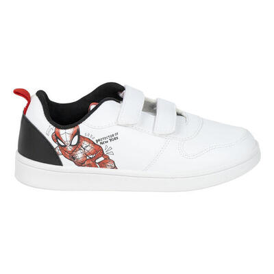 Zapatillas Deportivas Spiderman Blancas y Negras Niño