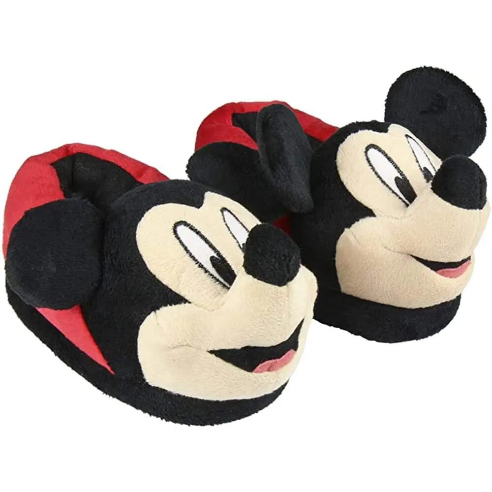 Zapatillas De Casa 3D Mickey Mouse Niño Peluche 2/3