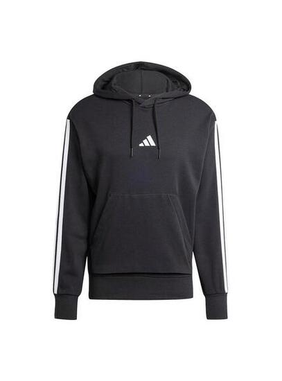 Polar-Fleece-Sweatshirts für Herren von Adidas Essentials in Schwarz.