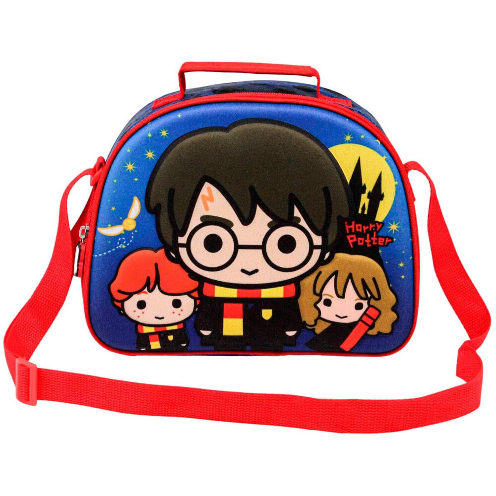 Bolsa portaalimentos - 3D personajes Harry Potter Castle - Azul 2/3