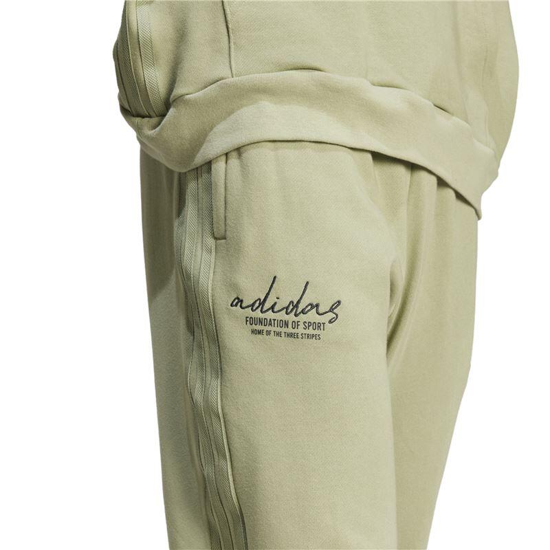 Calças de felpo para homem adidas adidas Brand Love French Terry Verde 4/5