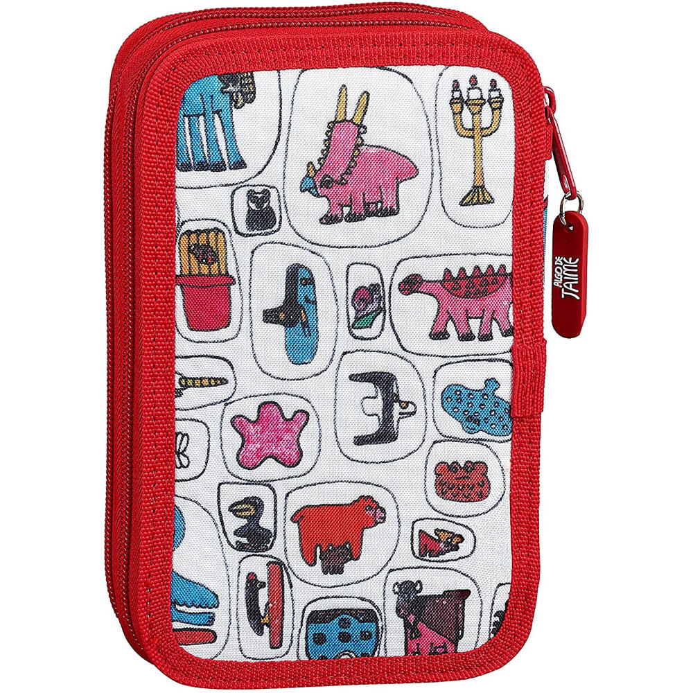 Plumier Doble Algo De Jaime Dinosaurios 2/3