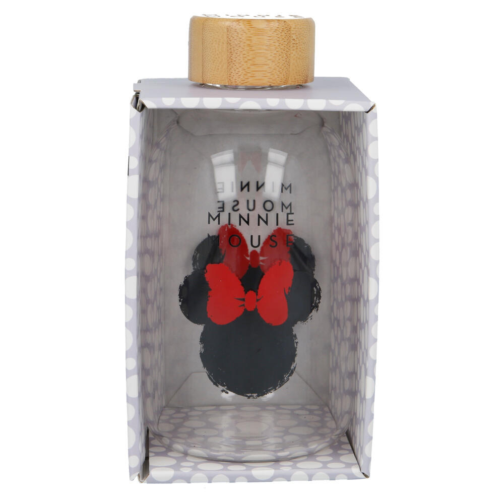 Botella De Cristal Minnie Mouse 620 ML 3/3