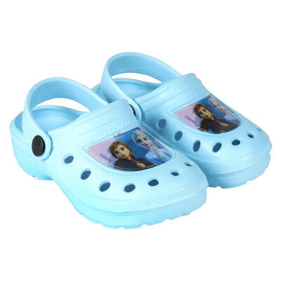 Zuecos Clogs Frozen Azul Claro