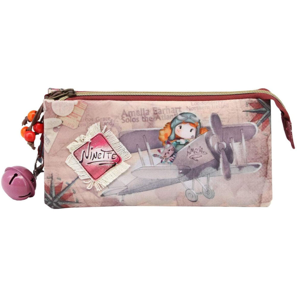 Estuche Portatodo Triple Ninette Aviator 2/3