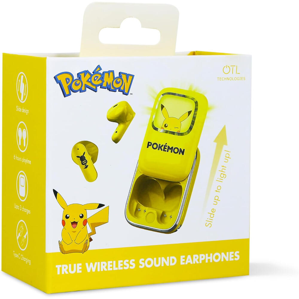 Auriculares Earpods Bluetooth Con Caja de Carga Pokémon Pikachu 2/3