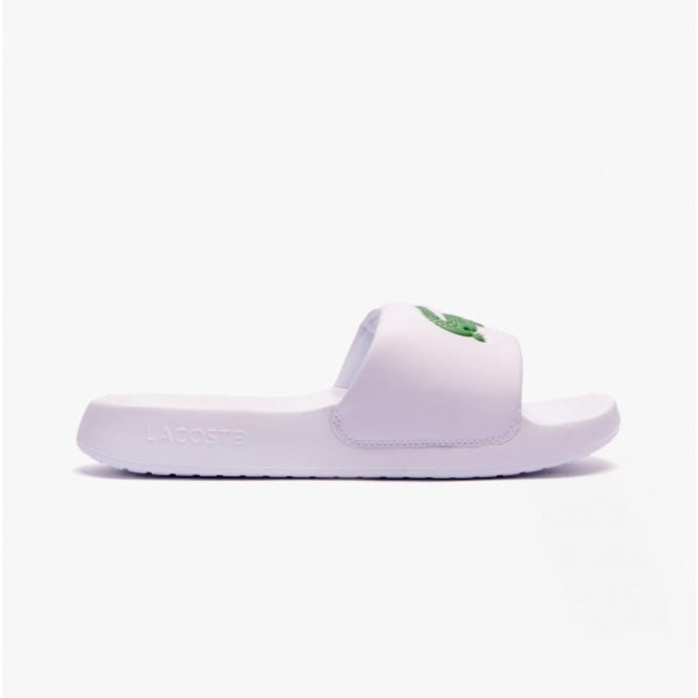 Croco Womens Poolside Slip On Logo Sliders