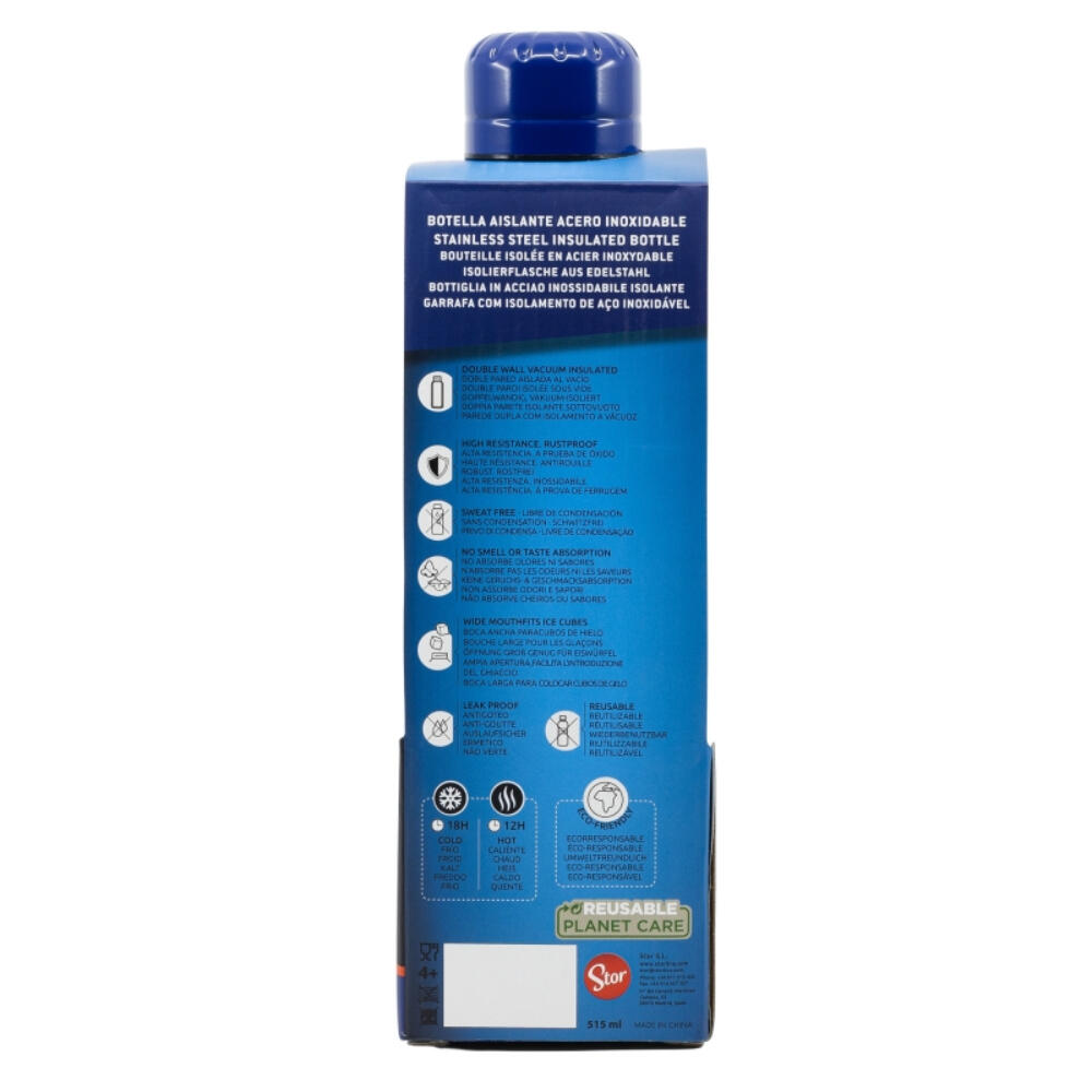 Botella Termo De Acero Inoxidable Superman Symbol 515 ML 3/3