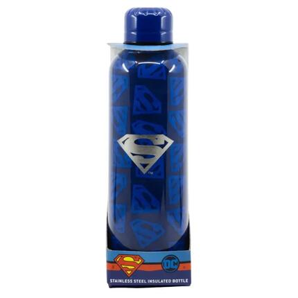 Botella Termo De Acero Inoxidable Superman Symbol 515 ML