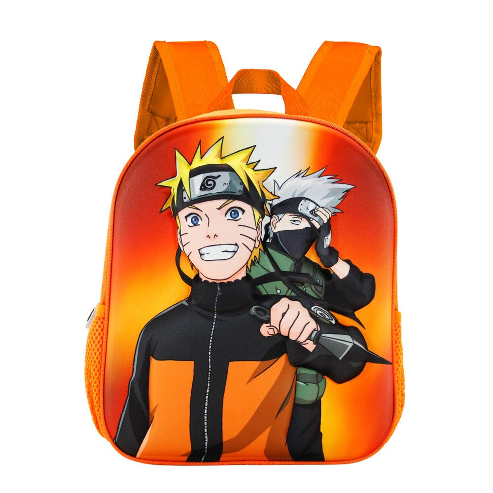 Mochila guardería - Infantil - Estampada 3D Naruto - Naranja 2/4
