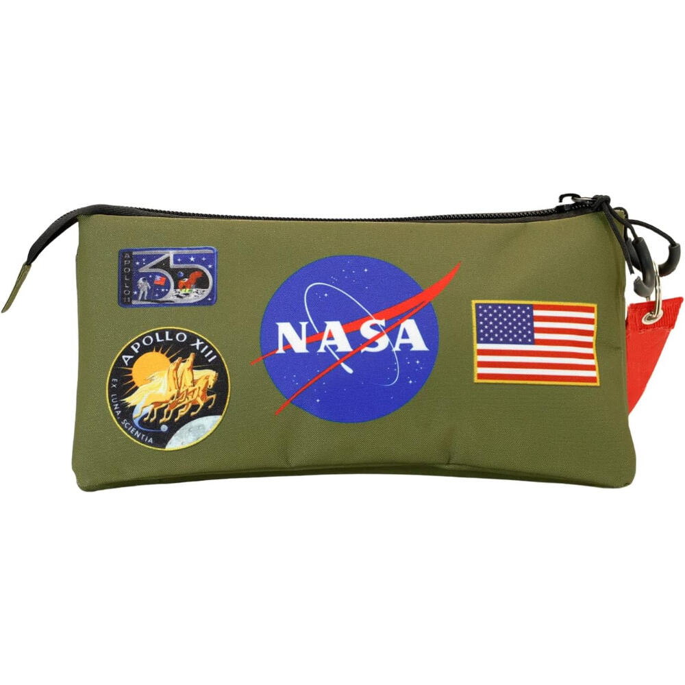 Estuche Portatodo Triple Nasa Khaki 3/3