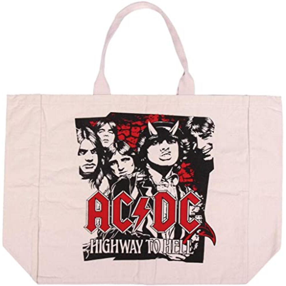 Bolsa de la compra - ACDC Highway To Hell - Beige 2/3