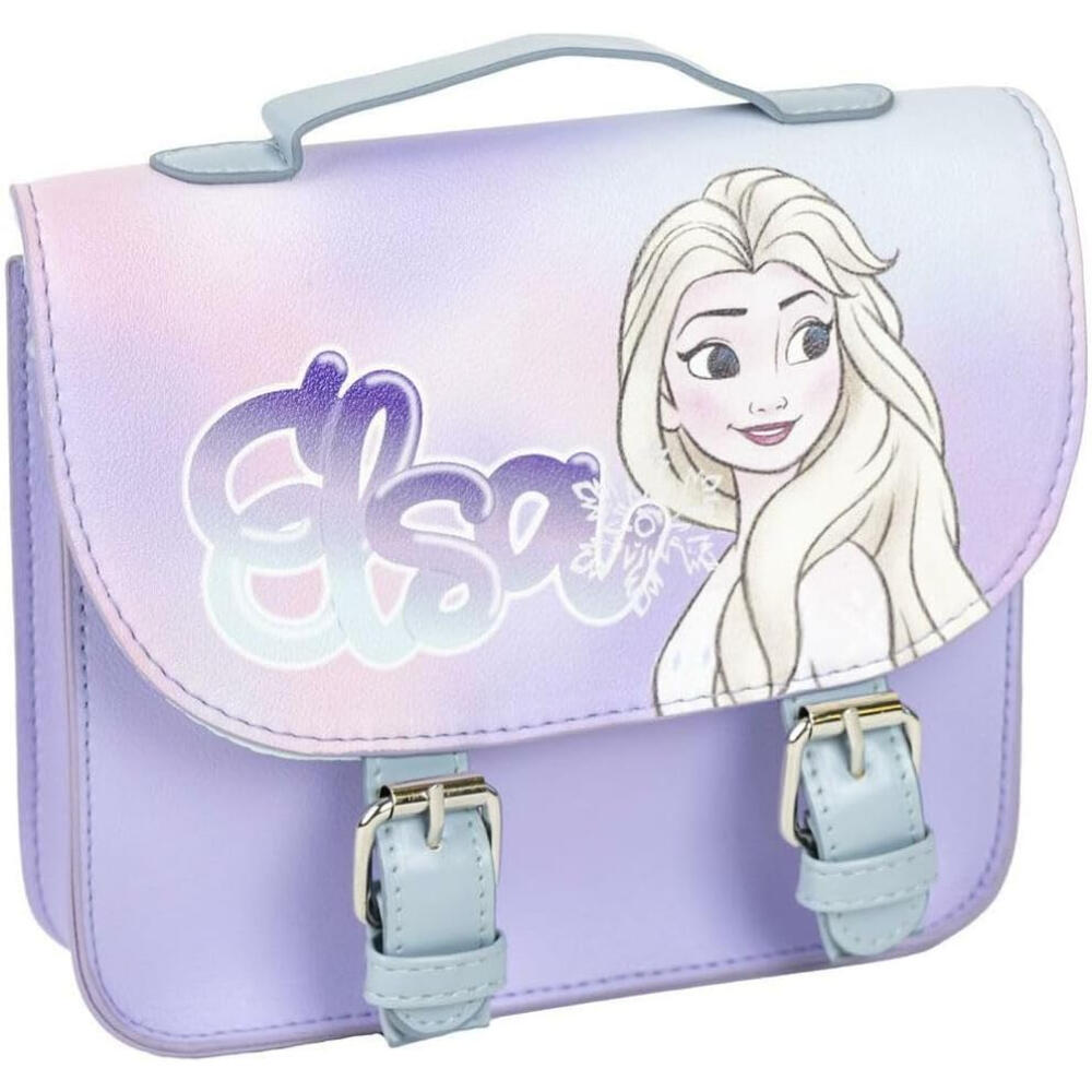 Bolso Satchel Frozen Elsa Lila 1/3