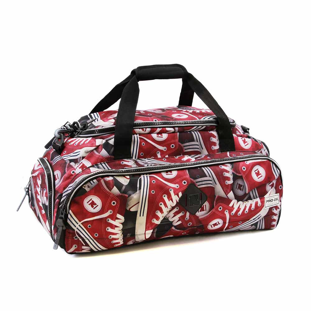 Bolsa de deporte, Estampada, bandolera, ProDG Tracks, Rojo 2/3