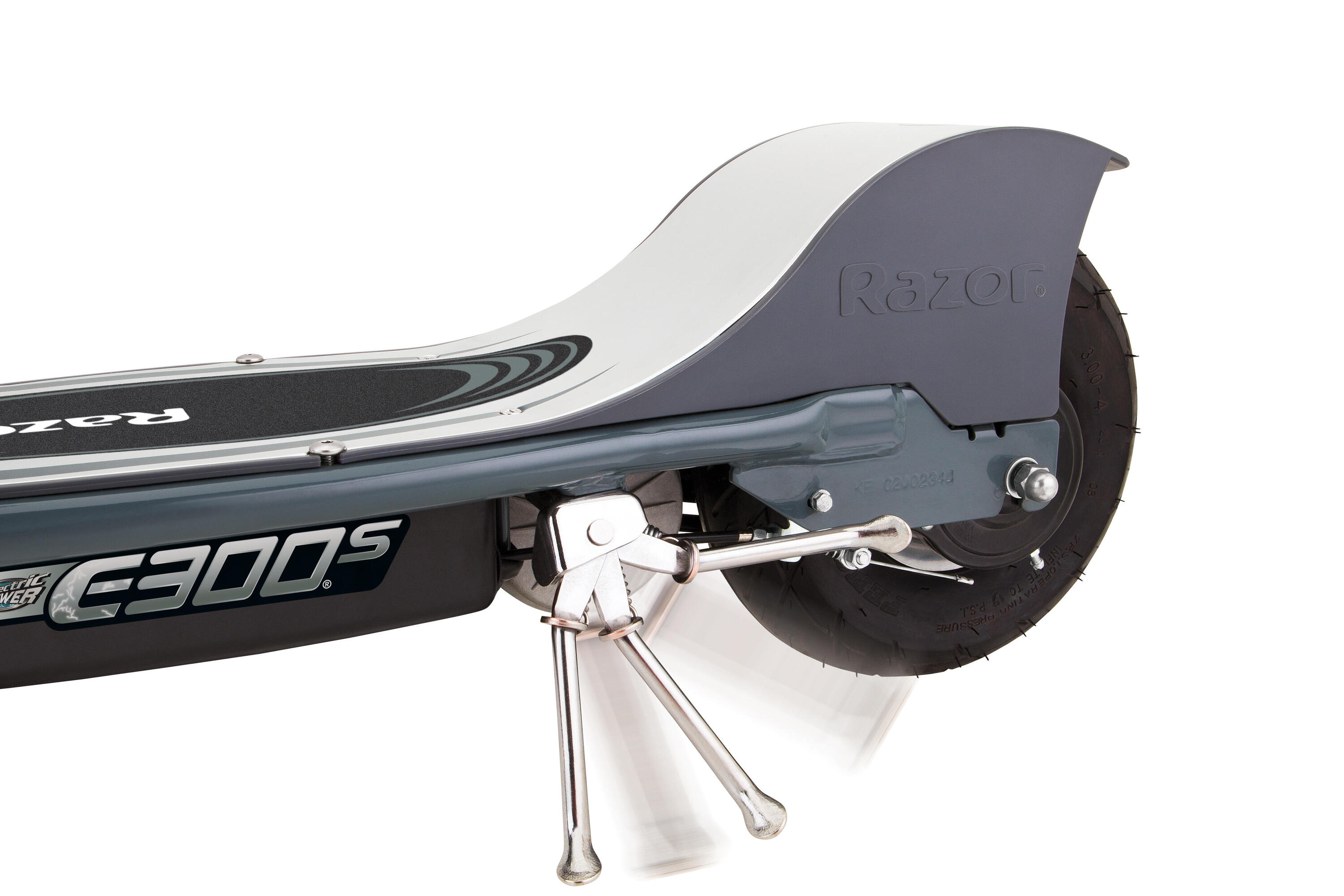 Razor E300S 24 Volt Kids Scooter Matt Grey With Removable Seat From 13 years + 3/5