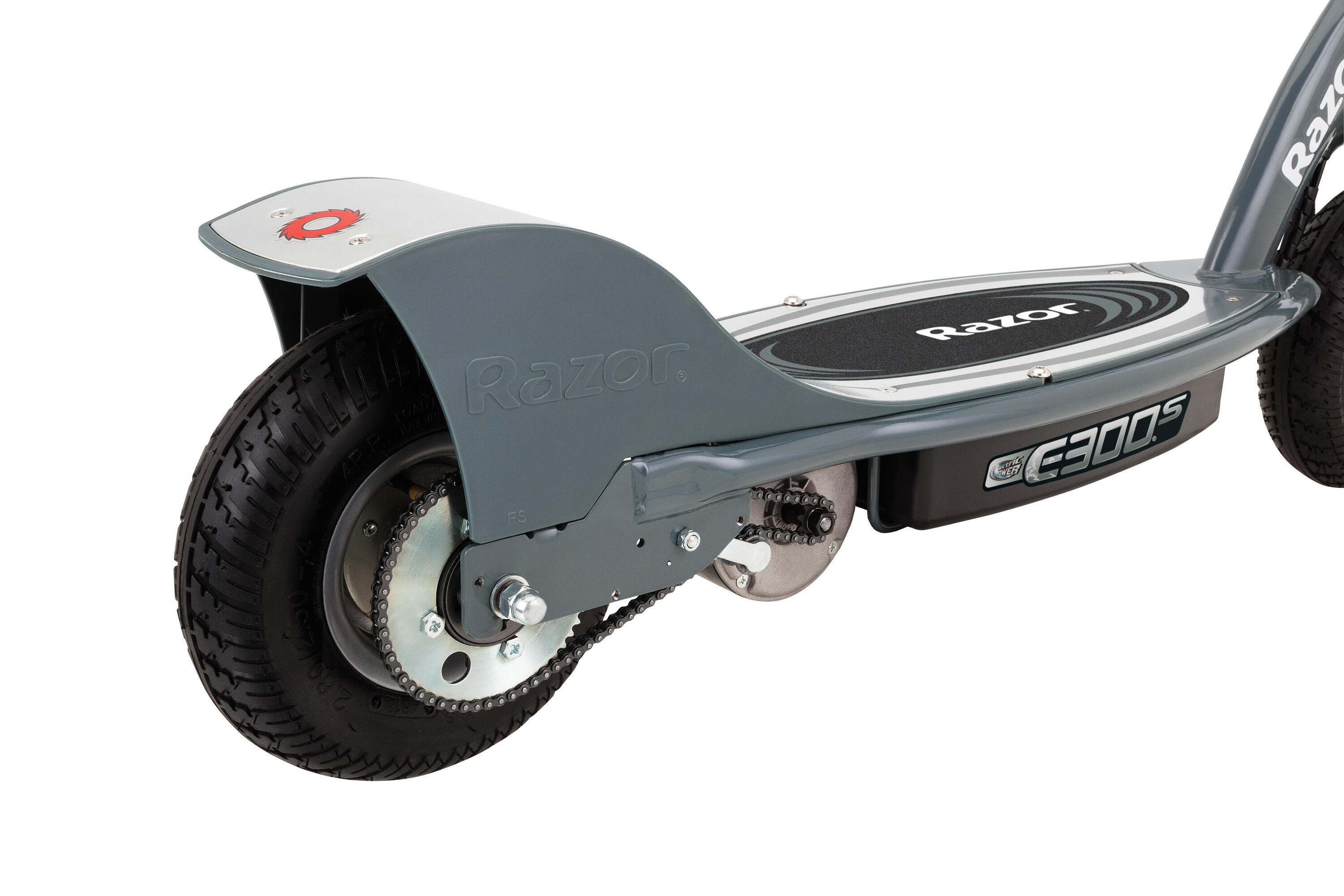 Razor E300S 24 Volt Kids Scooter Matt Grey With Removable Seat From 13 years + 4/5