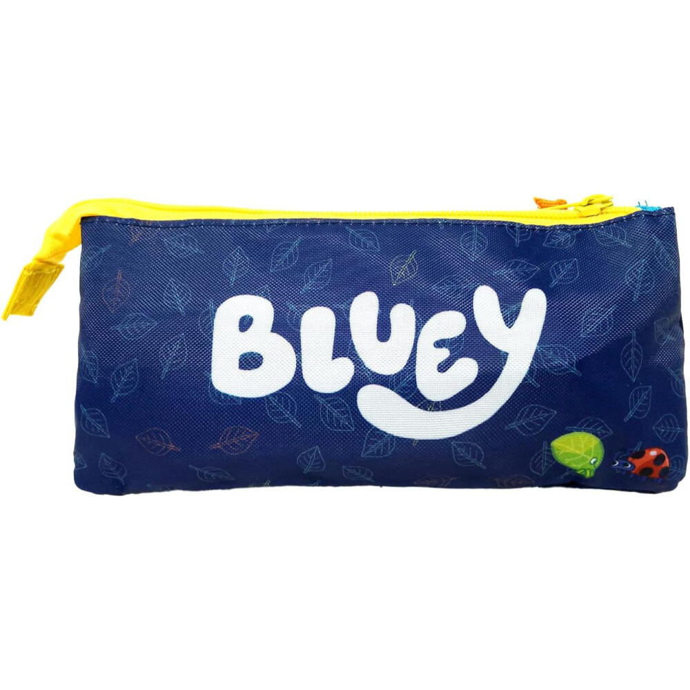 Estuche Portatodo Triple Bluey Leaves 2/3