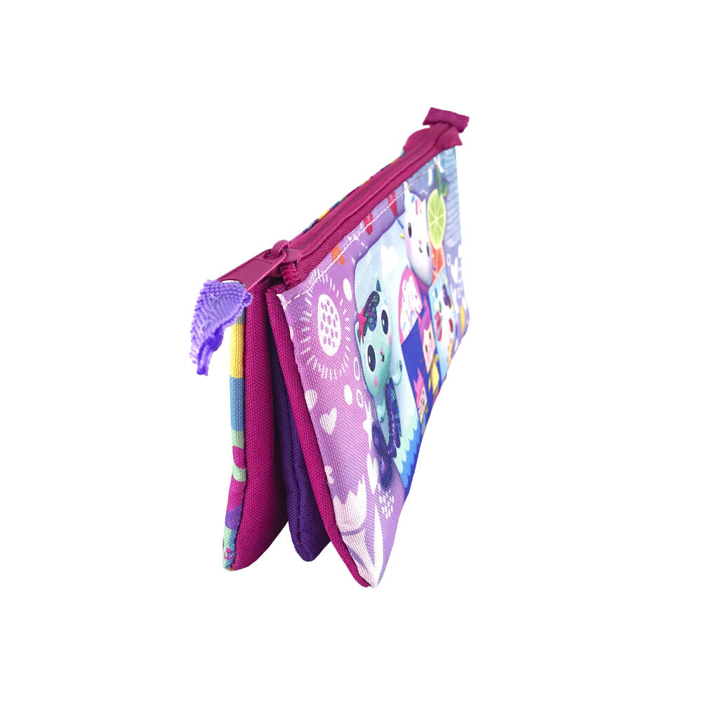 Portatodo triple - Unisex - Gabbys Dollhouse - Morado 2/3