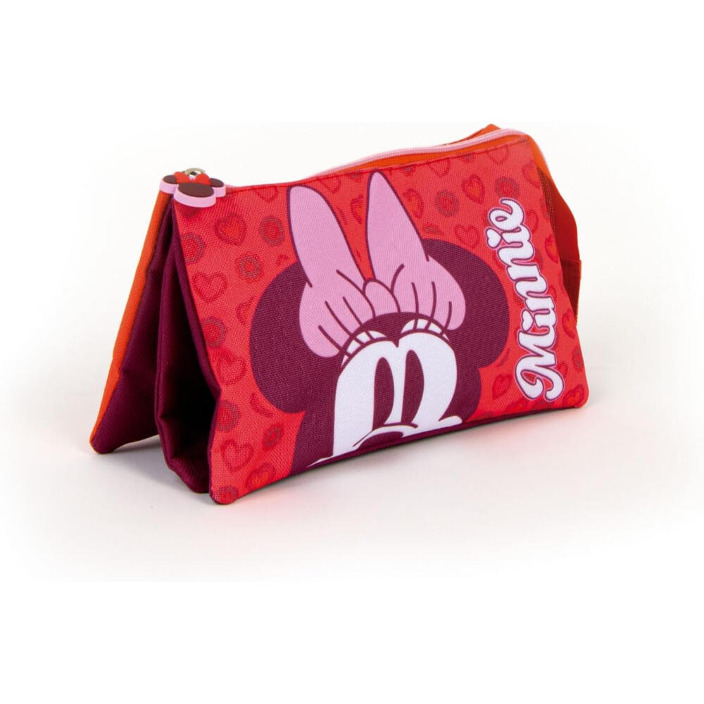 Estuche Portatodo Triple Minnie Mouse Hearts 2/3