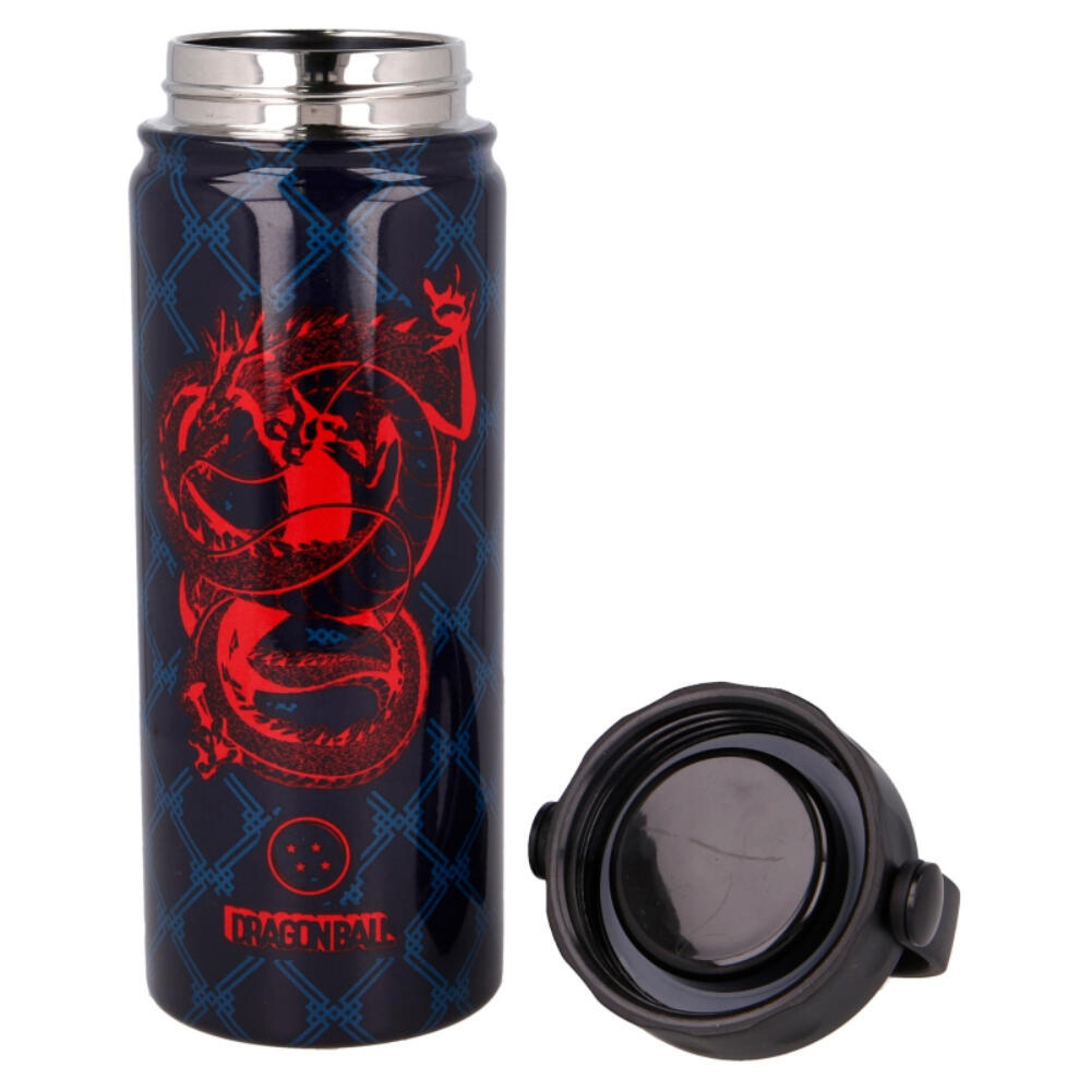 Botella térmica - Unisex - Acero inoxidable 530 ml - Negro 3/3