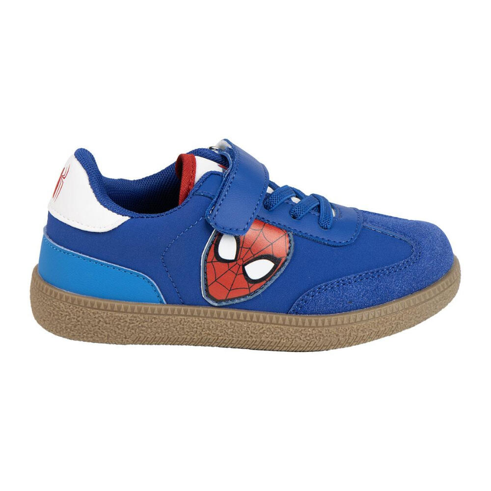 Zapatillas Deportivas Suela TPR Marrón Spiderman Azul 1/3