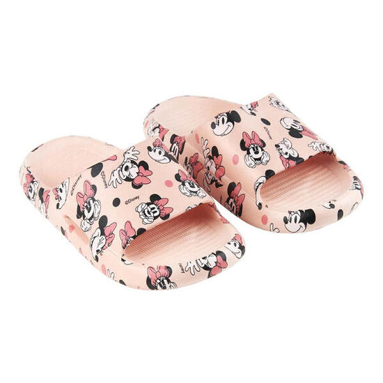 Chanclas Pala Minnie Mouse Rosas con Estampados Niña