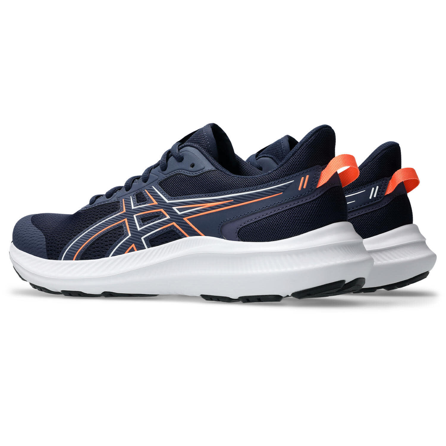 Strassenlaufschuhe Herren - ASICS Jolt 5 - Midnight/Coral 4/5